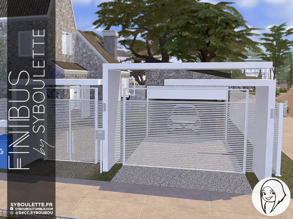 Finibus Fence Cc Sims 4 Syboulette Custom Content For The Sims 4