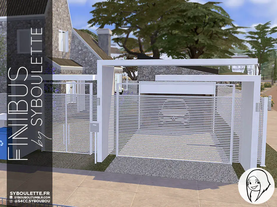 Finibus fence cc sims 4 - Syboulette Custom Content for The Sims 4