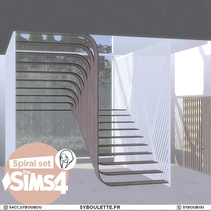 Spiral Stairs 2022 The Sims 4 Build Buy Curseforge