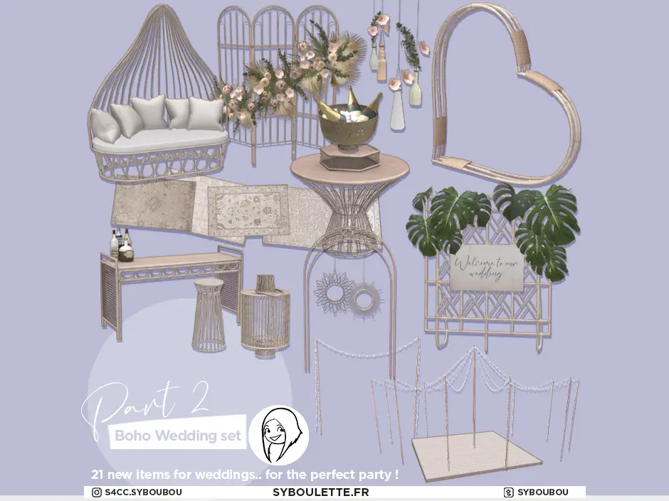 Effektivitet dok Disciplinære Boho wedding cc sims 4 – Syboulette Custom Content for The Sims 4