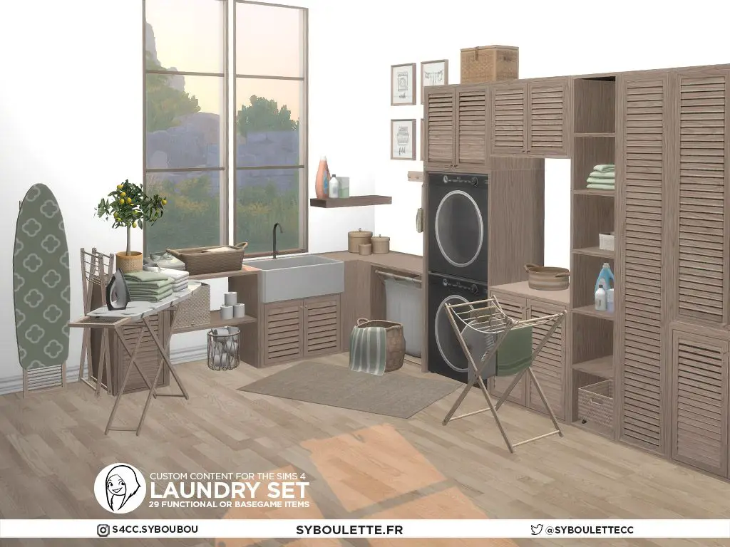 Laundry Cc Sims Syboulette Custom Content For The Sims