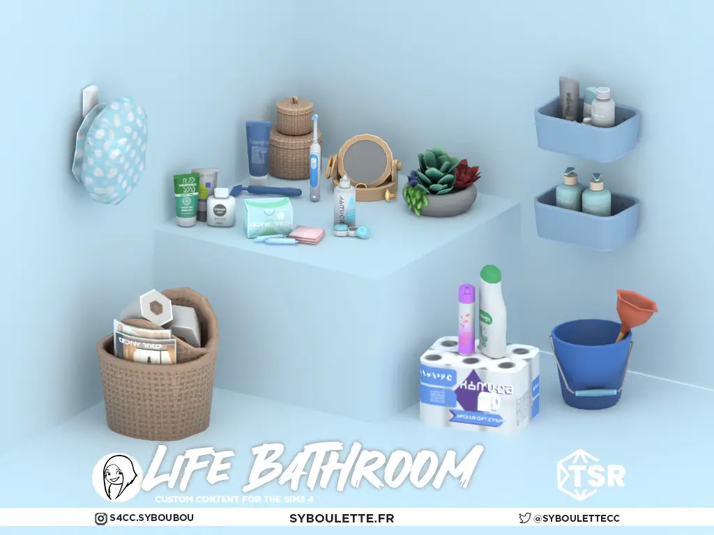 Cc For Sims 4 Bathroom Clutter Part 2