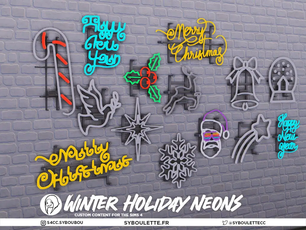 Winter holiday Neon preview2
