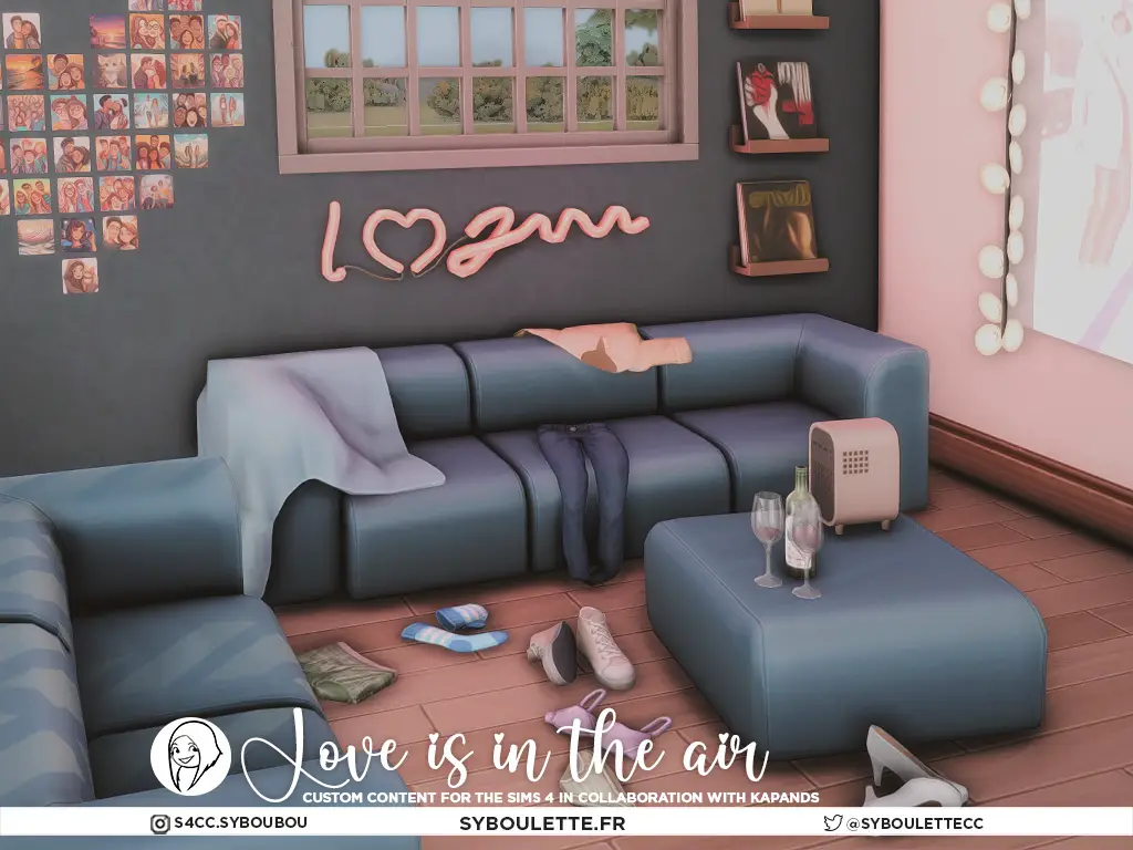 Love is in the air - valentine's day item for every day couple, clutter and details